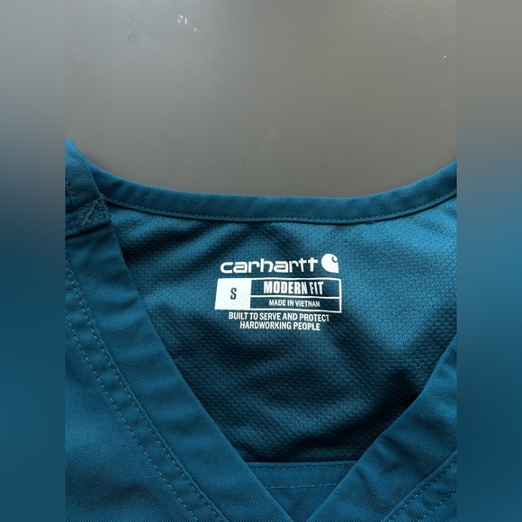 Carhartt Srub top in Caribbean blue - Picture 1 of 3
